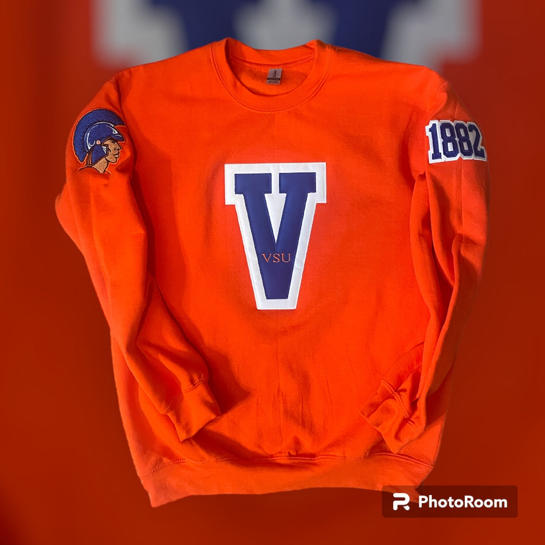 Virginia State University - Varsity Letter Sweatshirt