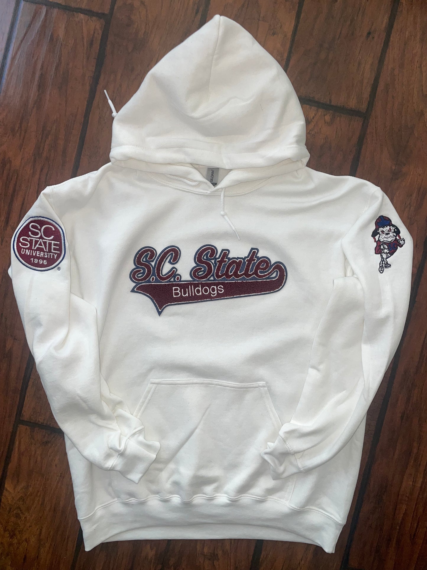 SC State "Script" Chenille” Hoodie