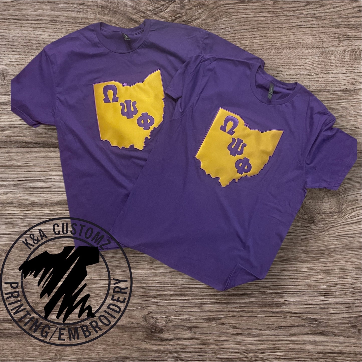 State Embroidered Tee
