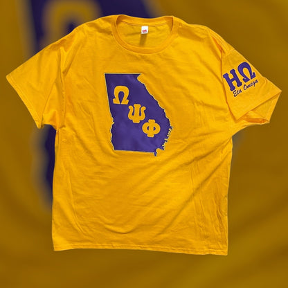 State Embroidered Tee