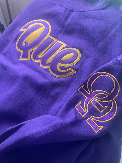 “QUE” Crewneck Sweatshirt