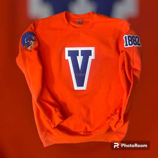 Virginia State University - Varsity Letter Sweatshirt