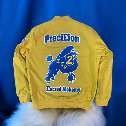 CUSTOM FLIGHT JACKET with Letters and Shield