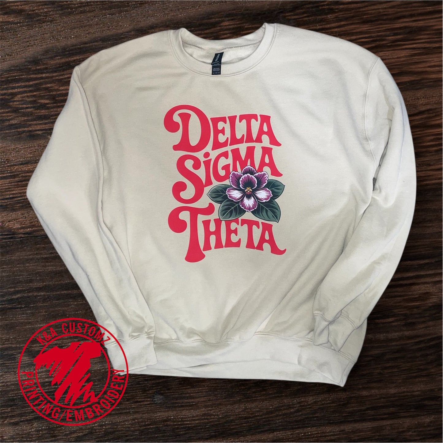 DST “African Violet ” Crewneck Sweatshirt