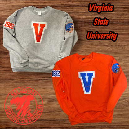 Virginia State University - Varsity Letter Sweatshirt