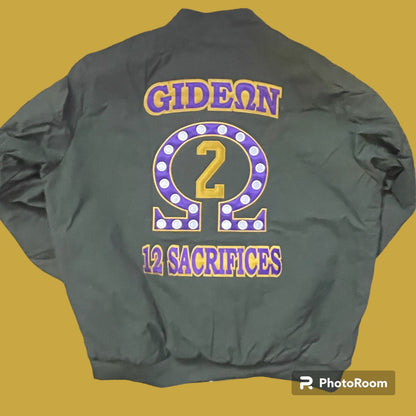 CUSTOM FLIGHT JACKET with Letters and Shield
