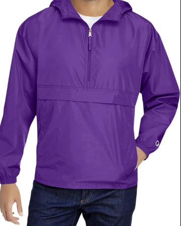 Champion 1/4 Zip Lightweight Packable Jacket